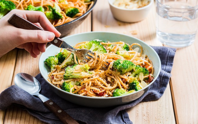 Recept Spaghetti Half Volkoren met broccoli Grand'Italia